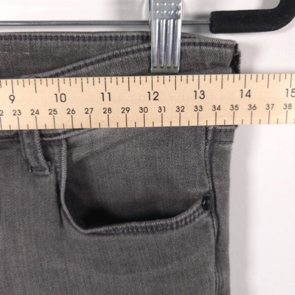 ANTHROPOLOGIE PILCRO Women’s Mid Rise Jeans‎ Black Skinny No Size Tag 27 - Picture 7 of 12